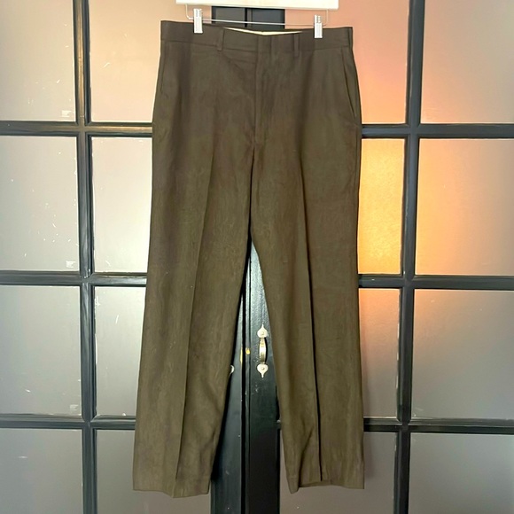 Haggar Corduroy Pants for Men, W34, Vintage cotton brown type Vintage Second Hand